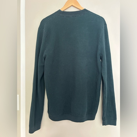 COS Forest Green Waffle Knit Cozy Sweater - Size M - Picture 3 of 8